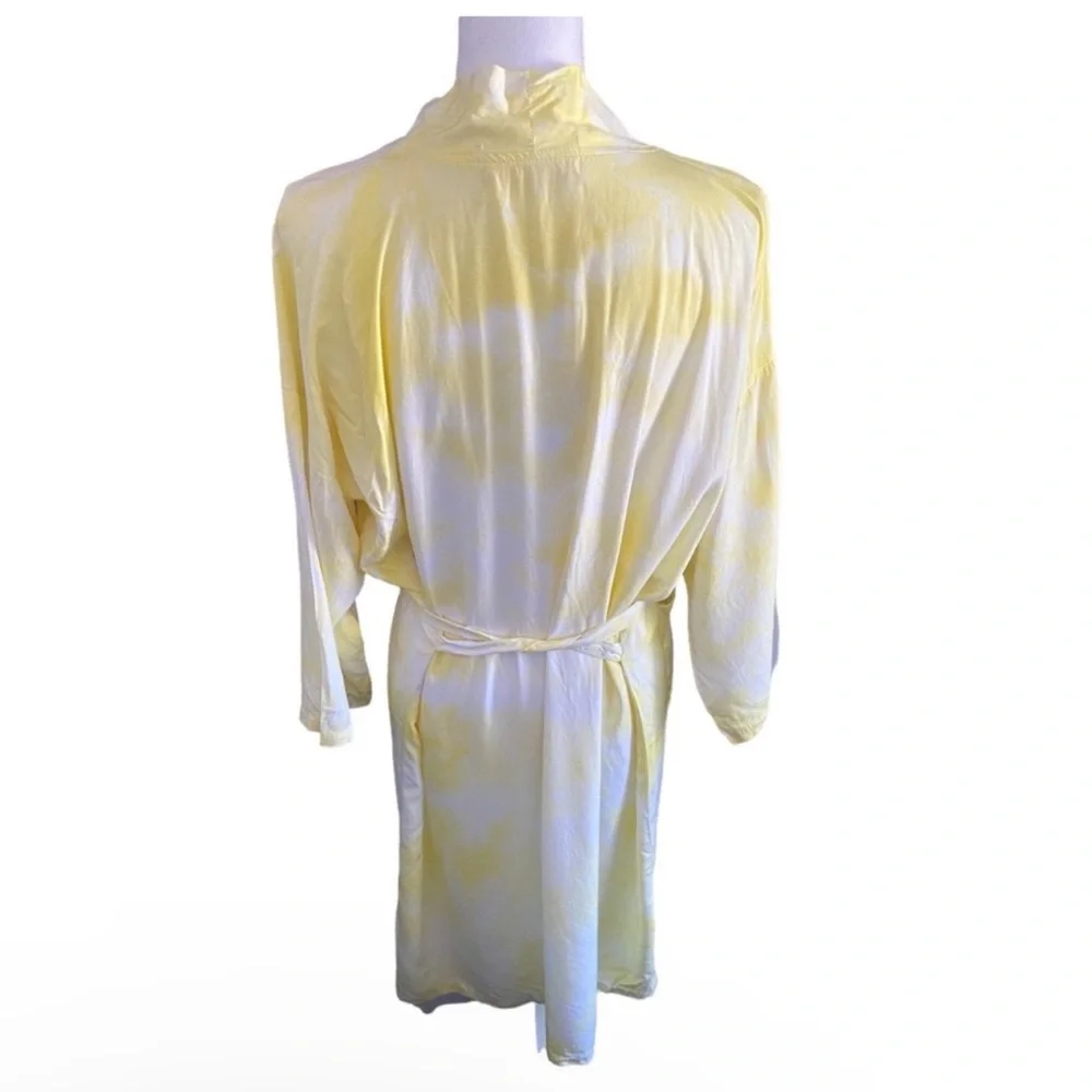 MOMO New York Yellow Tie Dye Kimono Robe | Yellow Robe